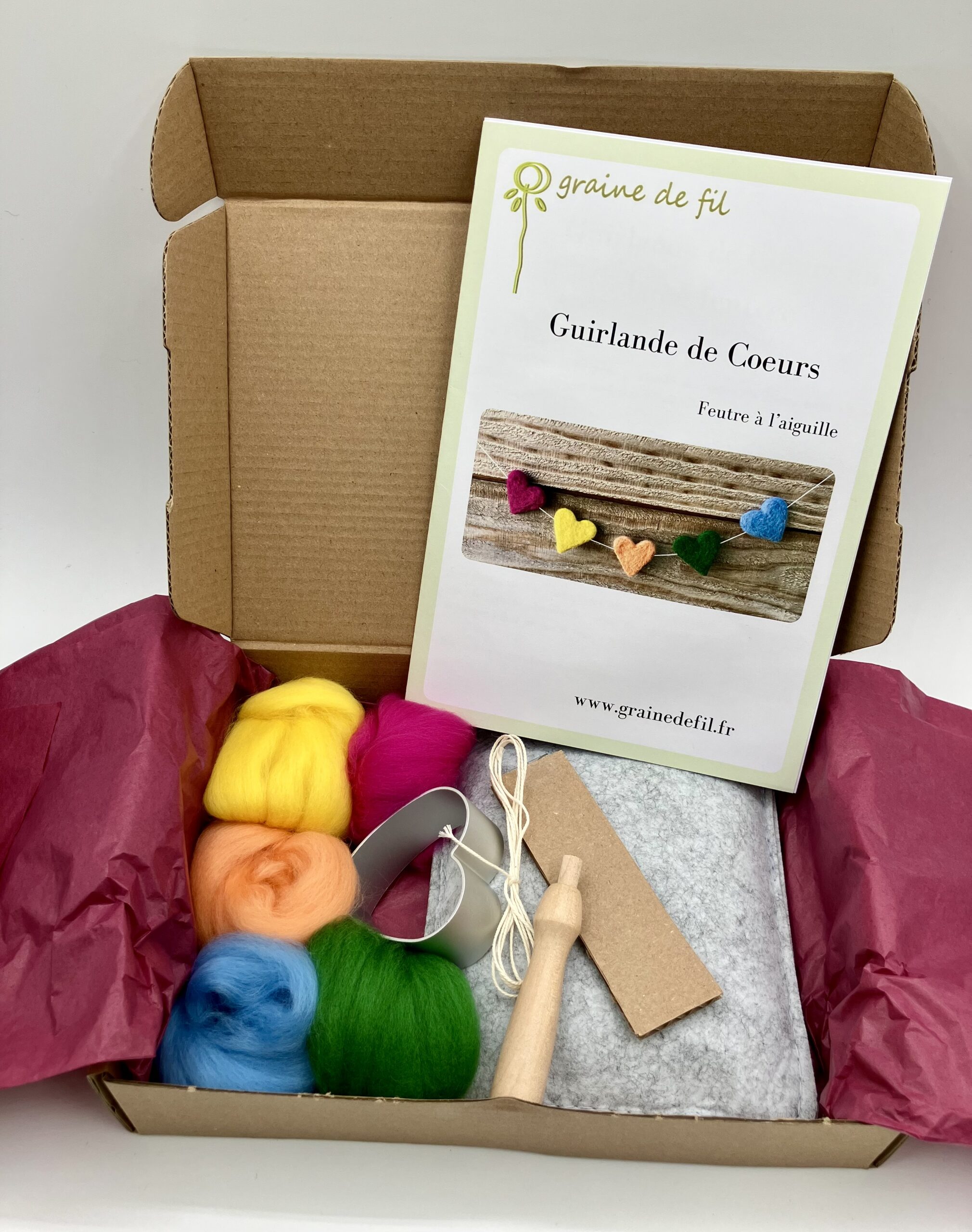 Kit guirlande coeurs