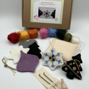Kit décoration de Noël | Feutre à l'aiguille