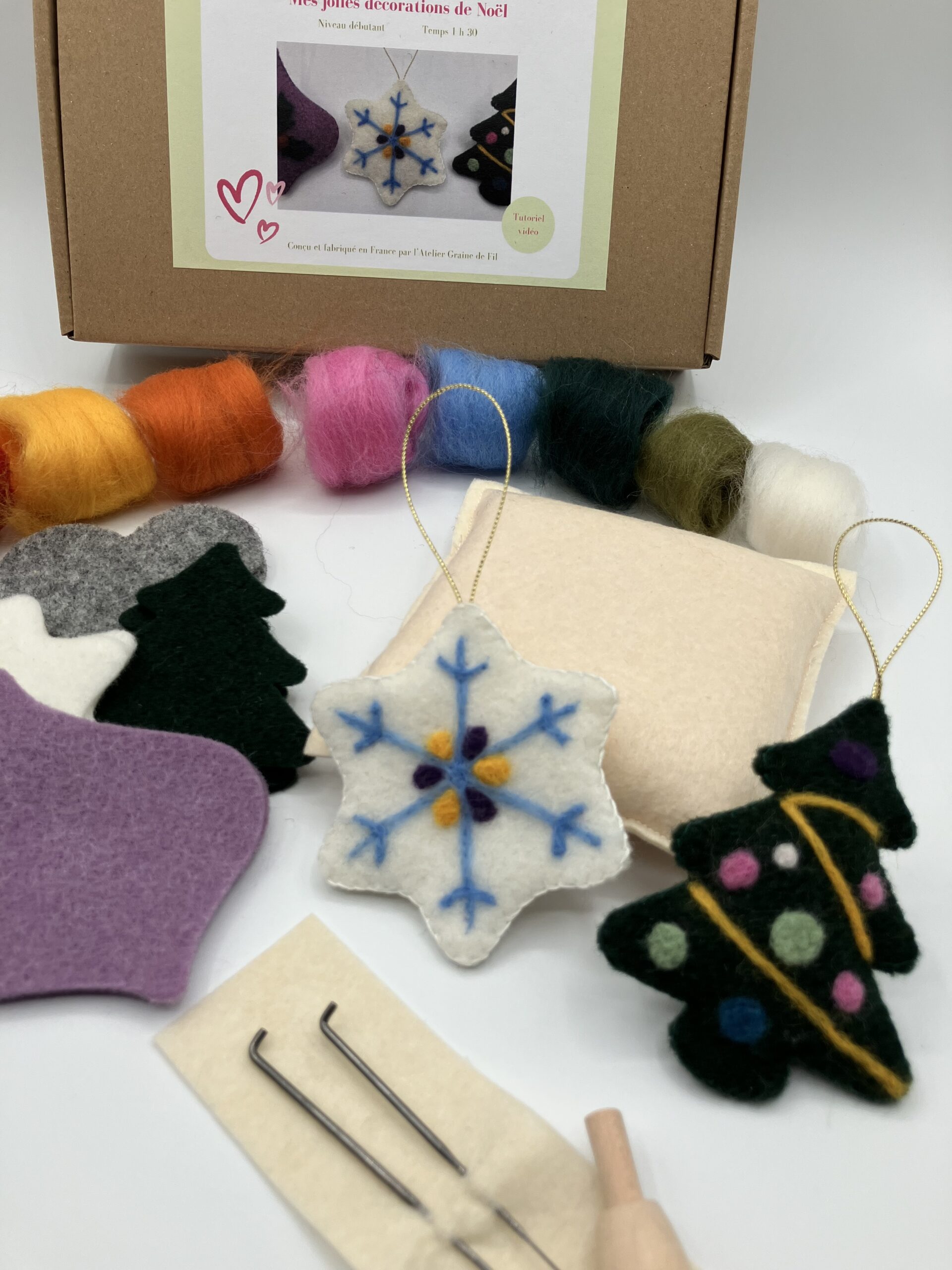 Kit décoration de Noël | Feutre à l'aiguille – Image 4