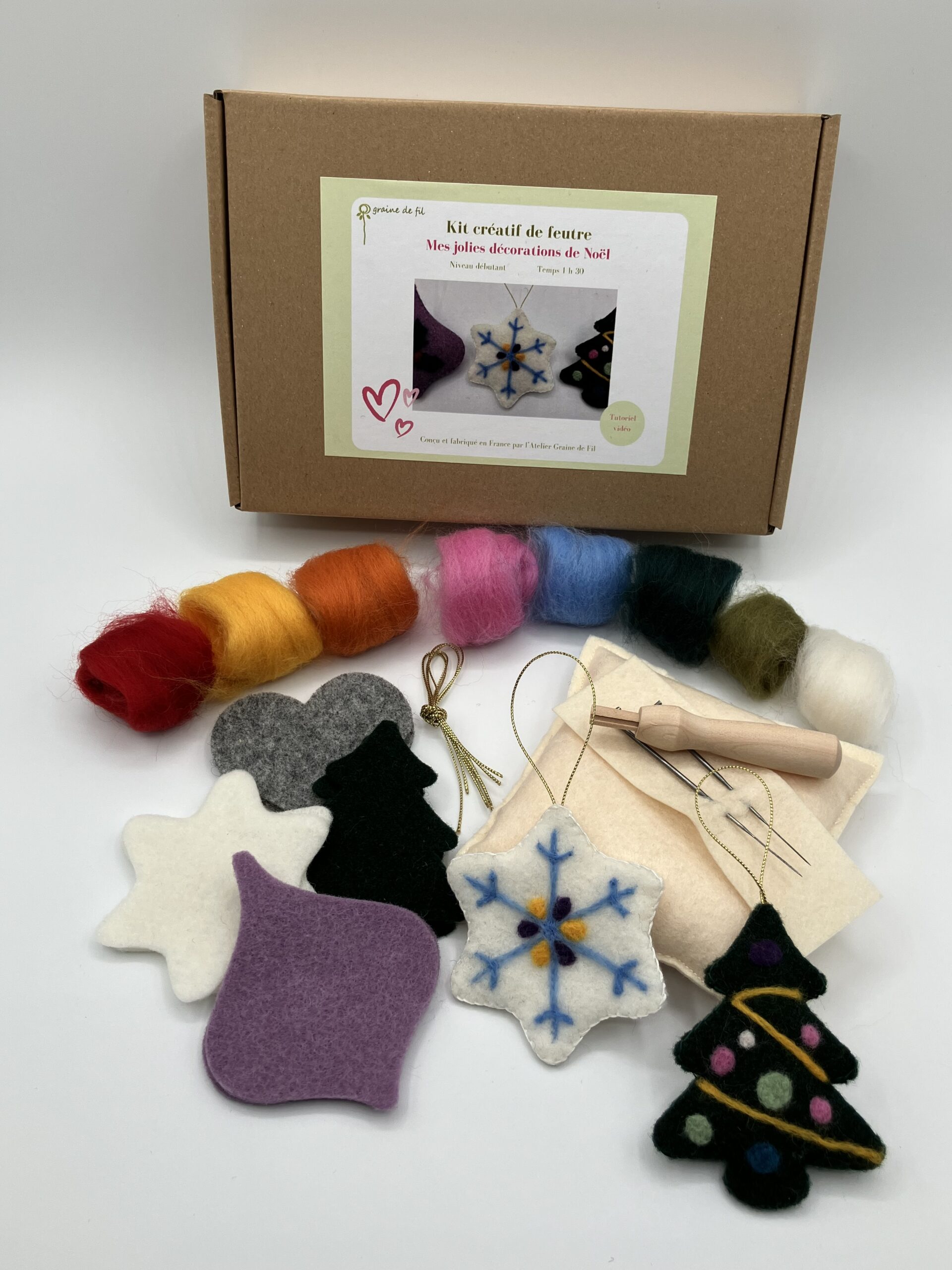Kit décoration de Noël | Feutre à l'aiguille – Image 7