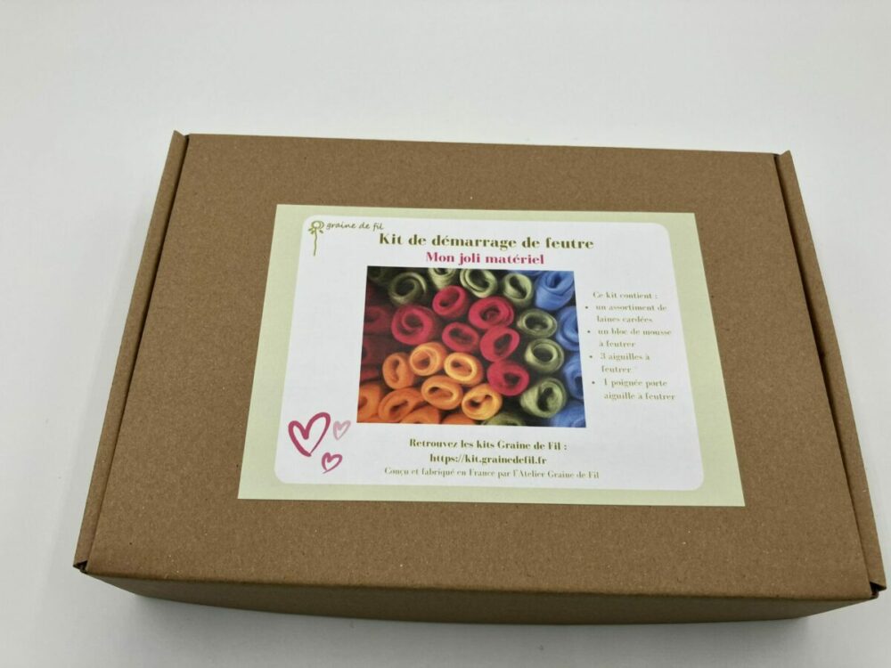 Kit de démarrage feutre à l'aiguille