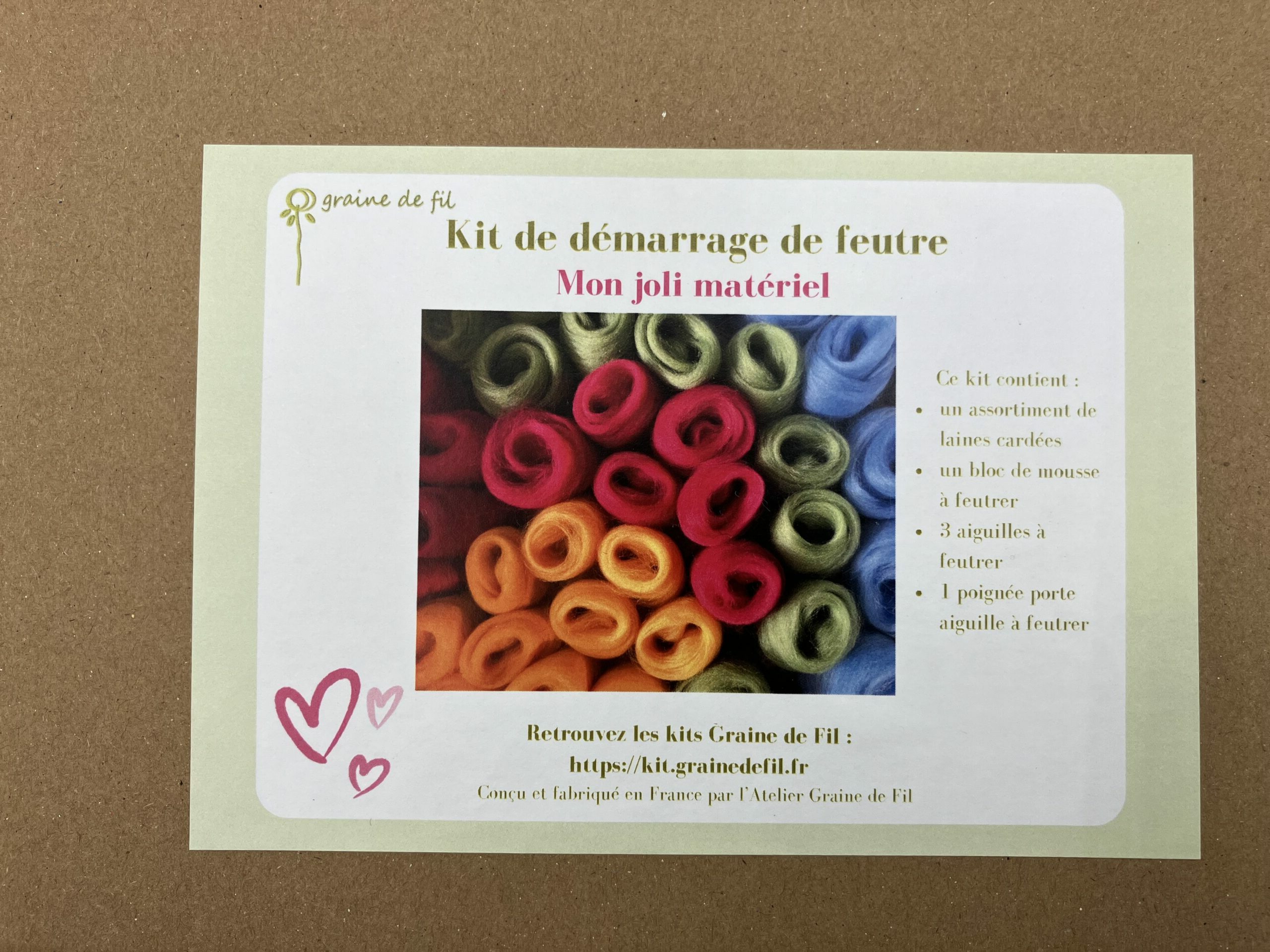 Kit de démarrage | feutre à l'aiguille – Image 2